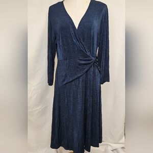 Elegant Navy Blue Dress